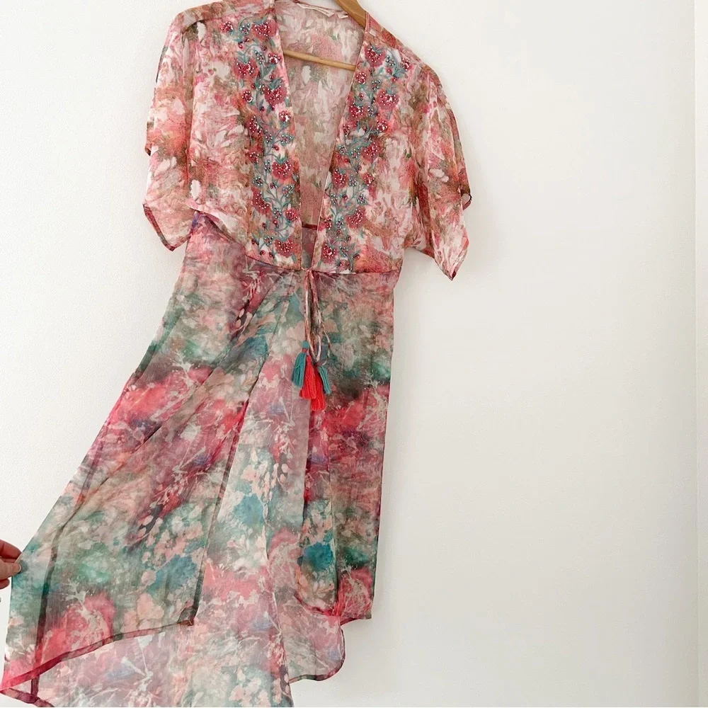 Soft Surroundings Women's Primavera Topper Fringe - Picture 4 of 8